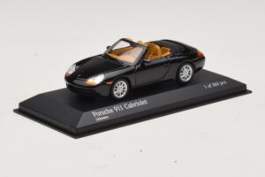 Porsche 911 996 Kabriolet Czarny Metalik Minichamps 1:43 400061090 Metal — zdjęcie 2 z 4