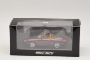 Porsche 911 996 Kabriolet Czerwony Metalik Minichamps 1:43 400061092 Metal — zdjęcie 4 z 4