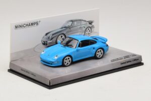 Porsche 911 996 Turbo S 3.6 Edycja Rocznicowa Niebieski Minichamps 1:43 436069270 Metal — zdjęcie 2 z 5