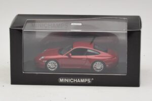 Porsche 911 997 Carrera 4S Red Metallic Minichamps 1:43 400066422 Metal — zdjęcie 4 z 4
