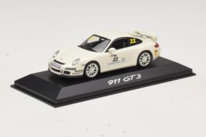 Porsche 911 997 GT3 #22 Biały Minichamps 1:43 WAP020102016 Metal — zdjęcie 2 z 4