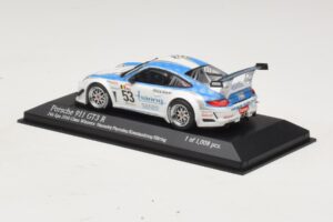 Porsche 911 997 GT3 R #53 Vannelet / Pyroles Class Winners 24 Hours of Spa 2010 Minichamps 1:43 400108953 Metal — zdjęcie 3 z 4