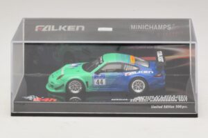 Porsche 911 997 GT3 R Falken #44 Nurburgring 2011 Minichamps 1:43 447116144 Metal — zdjęcie 4 z 5