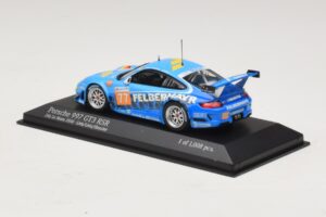 Porsche 911 997 GT3 RSR GT2 #77 M. Lieb / R. Lietz / W. Henzler 24 Hours of Le Mans 2010 Minichamps 1:43 410106977 Metal — zdjęcie 3 z 4