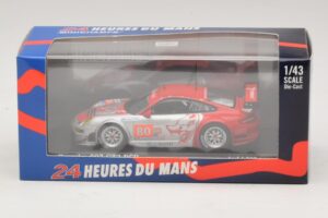 Porsche 911 997 GT3 RSR GT2 #80 S. Neiman / D. Law 24 Hours of Le Mans 2010 Minichamps 1:43 410106980 Metal — zdjęcie 4 z 4