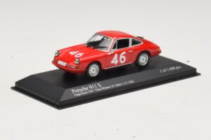 Porsche 911 S #46 Cahier / Killy Class Winners Targa Florio 1967 Minichamps 1:43 430676746 Metal — zdjęcie 2 z 4