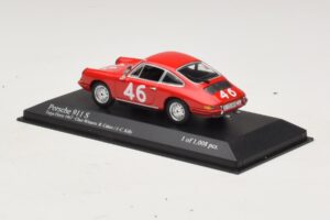 Porsche 911 S #46 Cahier / Killy Class Winners Targa Florio 1967 Minichamps 1:43 430676746 Metal — zdjęcie 3 z 4