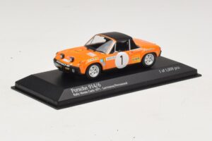 Porsche 914/6 #1 G. Larrousse / J-C. Perramond Rally Monte Carlo 1971 Minichamps 1:43 400716501 Metal — zdjęcie 2 z 4