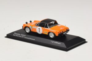 Porsche 914/6 #1 G. Larrousse / J-C. Perramond Rally Monte Carlo 1971 Minichamps 1:43 400716501 Metal — zdjęcie 3 z 4