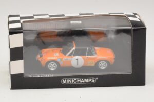 Porsche 914/6 #1 G. Larrousse / J-C. Perramond Rally Monte Carlo 1971 Minichamps 1:43 400716501 Metal — zdjęcie 4 z 4