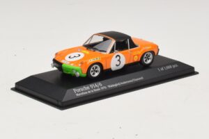 Porsche 914/6 #3 B. Waldegard / O. Andersson Marathon de la Route 1970 Minichamps 1:43 400706503 Metal — zdjęcie 2 z 4