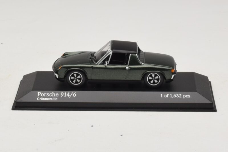 Porsche 914/6 Zielony Minichamps 1:43 Porsche 914/6 Zielony Minichamps 1:43 400065060 Metal