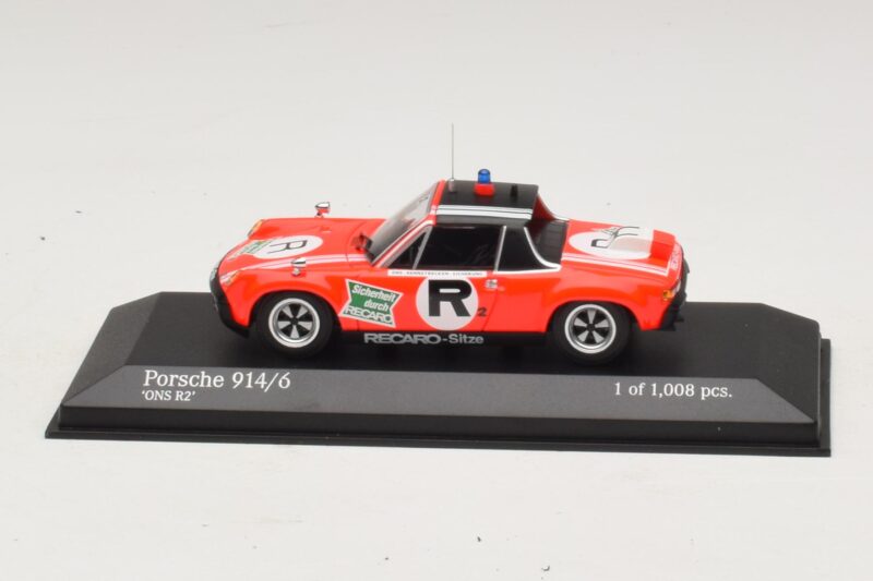 Porsche 914/6 ONS R2 Czerwony Minichamps 1:43 Porsche 914/6 ONS R2 Czerwony Minichamps 1:43 400746500 Metal