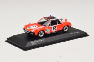 Porsche 914/6 ONS R2 Czerwony Minichamps 1:43 400746500 Metal — zdjęcie 2 z 4