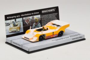 Porsche 917/10 #2 W. Kauhsen Farewell In The Snow Nurburgring 1973 Minichamps 1:43 437736592 Metal — zdjęcie 2 z 5
