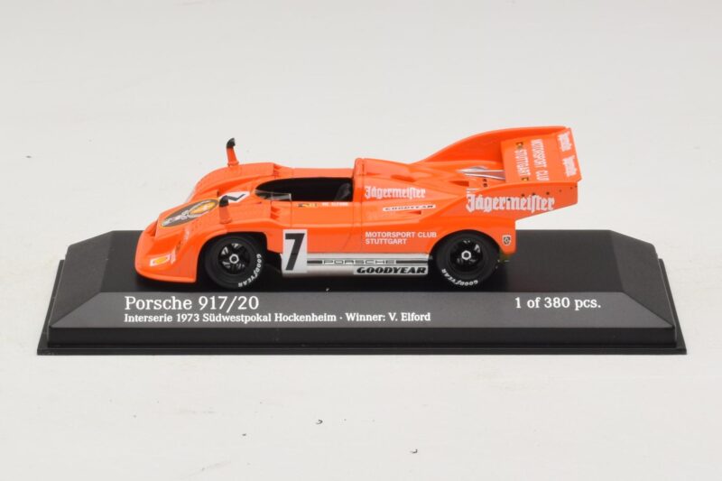 Porsche 917/20 Jägermeister #7 Motorsport Club Stuttgart Interserie 1973 Minichamps 1:43 Porsche 917/20 Jägermeister #7 Motorsport Club Stuttgart Interserie 1973 Minichamps 1:43 437736107 Metal
