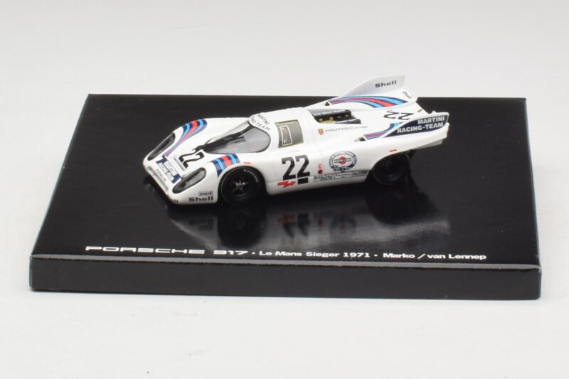 Porsche 917K #22 H. Marko / G. van Lennep Martini Racing 24 Hours of Le Mans Zwycięzca 1971 Edycja Kaseta Minichamps 1:43 Porsche 917K #22 H. Marko / G. van Lennep Martini Racing 24 Hours of Le Mans Zwycięzca 1971 Edycja Kaseta Minichamps 1:43 WAP
