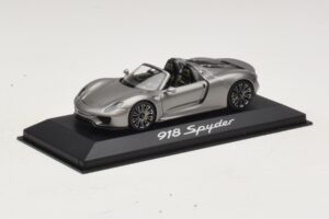 Porsche 918 Spyder Szary Metalik Minichamps 1:43 WAP0201000E Metal — zdjęcie 2 z 4