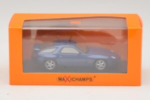 Porsche 928 Niebieski Metalik Maxichamps 1:43 940068101 Metal — zdjęcie 4 z 4