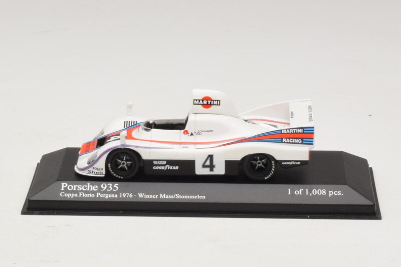 Porsche 936/76 Martini Racing #4 J. Mass / R. Stommelen Winner Coppa Florio Pergusa 1976 Minichamps 1:43 400766604 Metal