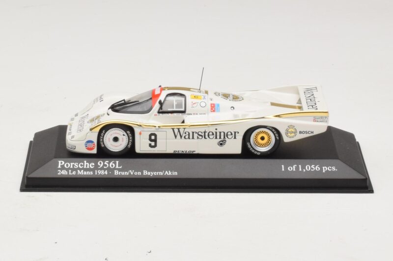 Porsche 956L Warsteiner #9 W. Brun / Bayern 24 Hours of Le Mans 1984 Minichamps 1:43 430846509 Metal