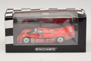 Porsche 962 IMSA #8 A.J. Foyt / B. Wollek 12 Hours of Sebring 1985 Minichamps 1:43 400856508 Metal — zdjęcie 4 z 4