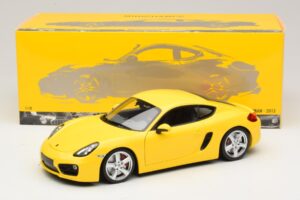 Porsche Cayman 981 Żółty Minichamps 1:18 110062220 Metal — zdjęcie 8 z 8