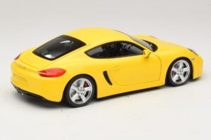 Porsche Cayman 981 Żółty Minichamps 1:18 110062220 Metal — zdjęcie 3 z 8