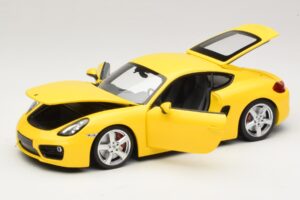 Porsche Cayman 981 Żółty Minichamps 1:18 110062220 Metal — zdjęcie 2 z 8