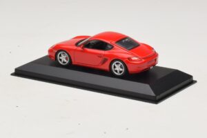 Porsche Cayman 987 S Czerwony Minichamps 1:43 400065620 Metal — zdjęcie 3 z 4