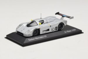 Sauber Mercedes C9 #63 J. Mass / M. Reuter / S. Dickens Winners 24 Hours of Le Mans 1989 Minichamps 1:43 B66041033 Metal — zdjęcie 2 z 5
