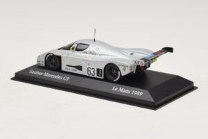 Sauber Mercedes C9 #63 J. Mass / M. Reuter / S. Dickens Winners 24 Hours of Le Mans 1989 Minichamps 1:43 B66041033 Metal — zdjęcie 3 z 5