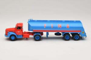 Scania L110S Tanksattelzug FINA Minichamps 1:43 499126970 Metal — zdjęcie 3 z 6