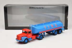 Scania L110S Tanksattelzug FINA Minichamps 1:43 499126970 Metal — zdjęcie 6 z 6