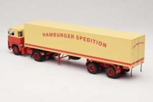 Scania LB111S Koffersattelzug Hamburger Spedition Minichamps 1:43 499123880 Metal — zdjęcie 5 z 6