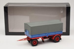 Przyczepa Ciężarowa Niebieski Czerwony Minichamps 1:43 439159092 Metal — zdjęcie 6 z 6