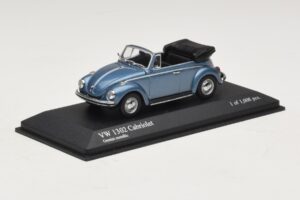 Volkswagen 1302 Kabriolet Niebieski Metalik Minichamps 1:43 430055042 Metal — zdjęcie 2 z 4