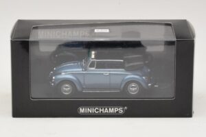 Volkswagen 1302 Kabriolet Niebieski Metalik Minichamps 1:43 430055042 Metal — zdjęcie 4 z 4
