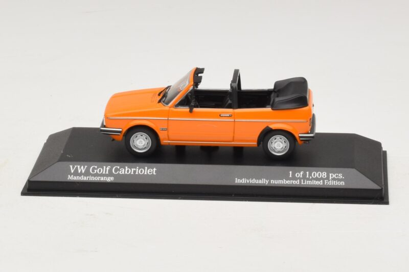 Volkswagen Golf Mk1 Kabriolet Pomarańczowy Minichamps 1:43 Volkswagen Golf Mk1 Kabriolet Pomarańczowy Minichamps 1:43 400055131 Metal
