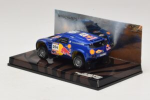 Volkswagen Race Touareg Red Bull #204 J. Kleinschmidt / F. Pons Dakar Rally 2005 Minichamps 1:43 436045304 Metal — zdjęcie 3 z 5