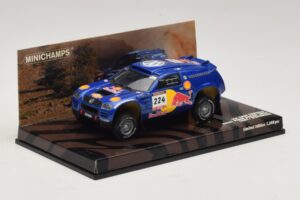 Volkswagen Race Touareg Red Bull #224 B. Saby / Stevenson Dakar Rally 2005 Minichamps 1:43 436045324 Metal — zdjęcie 2 z 5