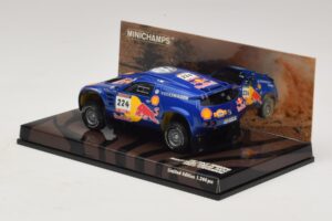Volkswagen Race Touareg Red Bull #224 B. Saby / Stevenson Dakar Rally 2005 Minichamps 1:43 436045324 Metal — zdjęcie 3 z 5