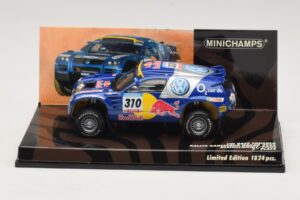Volkswagen Race Touareg Red Bull #310 J. Kleinschmidt / F. Pons Dakar Rally 2005 Minichamps 1:43 436055310 Metal