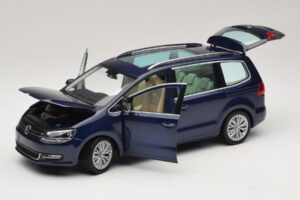 Volkswagen Sharan Blue Metallic Minichamps 1:18 110051000 Metal — zdjęcie 2 z 8