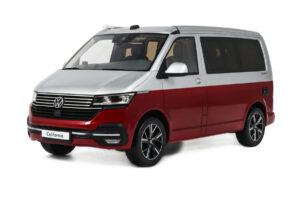 Volkswagen T6.1 California Ocean Tornado Red / Reflex Silver Otto 1:18 OT1342 Żywica