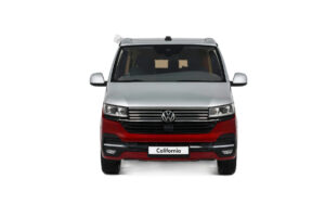 Volkswagen T6.1 California Ocean Tornado Red / Reflex Silver Otto 1:18 OT1342 Żywica — zdjęcie 4 z 5