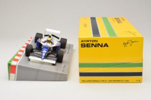 Williams FW16 Renault #2 A. Senna San Marino GP 1994 Minichamps 1:18 543941833 Metal — zdjęcie 7 z 7