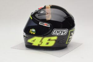 Kask AGV V. Rossi MotoGP Jerez Test 2007 Minichamps 1:2 327070046 Metal — zdjęcie 2 z 7