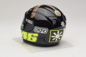 Kask AGV V. Rossi MotoGP Jerez Test 2007 Minichamps 1:2 327070046 Metal — zdjęcie 3 z 7