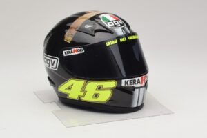 Kask AGV V. Rossi MotoGP Jerez Test 2007 Minichamps 1:2 327070046 Metal — zdjęcie 5 z 7
